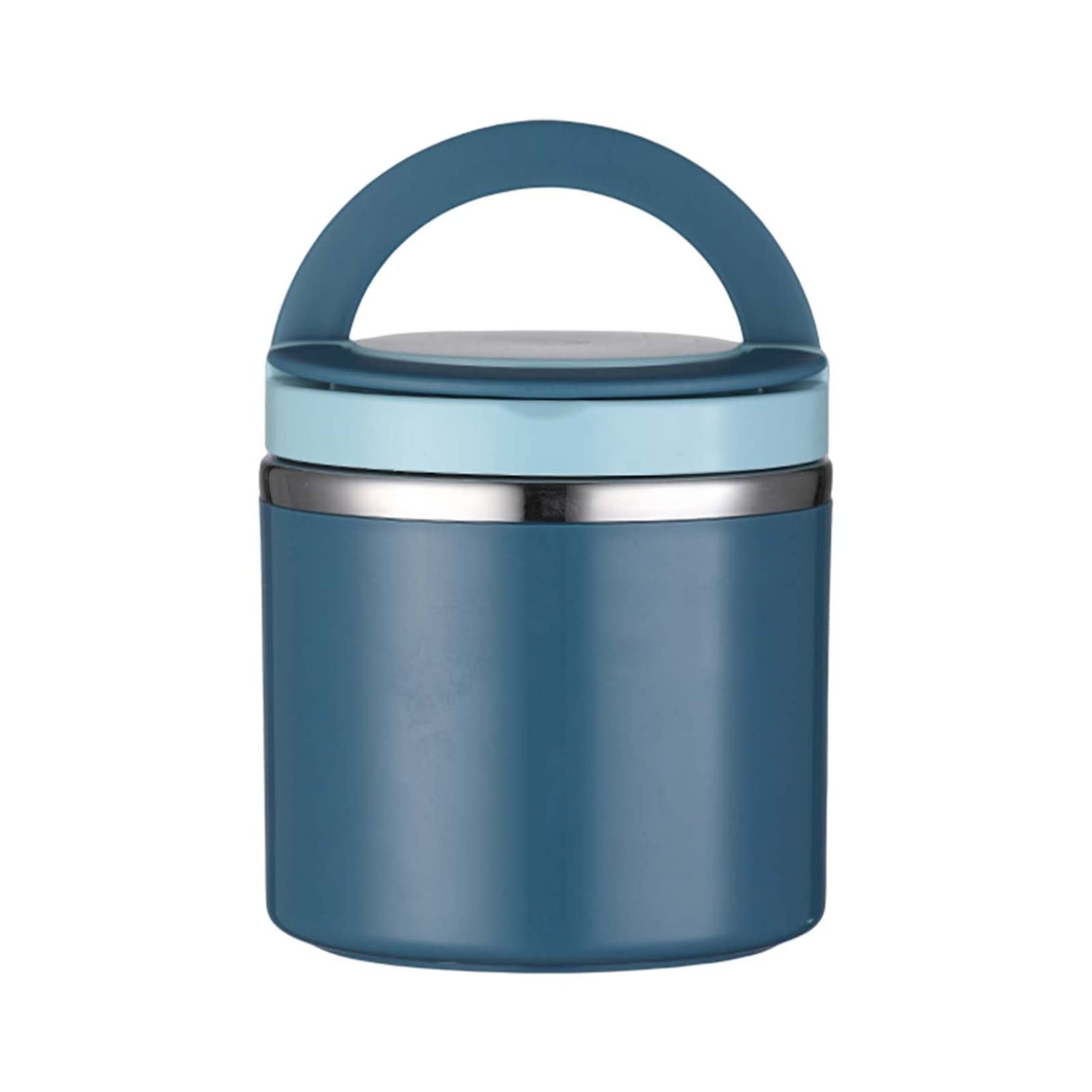 800ML Food Flask Stainless Steel Leak Proof Soup Flask for Hot Food Large Capacity Vacuum Insulated Food jar with Handle for School Office Picnic Travel Blue Insulated Food Jars Vacuum Insulated Food