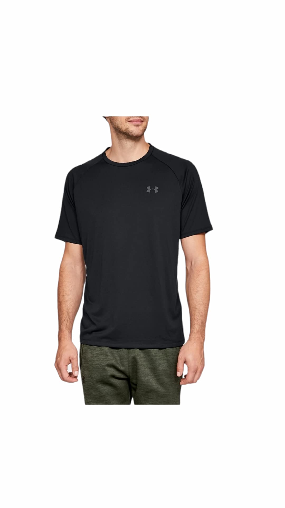 Under Armour Men's Tech 2.0 Short-Sleeve T-Shirt, Black, Size 33, Regular Fit