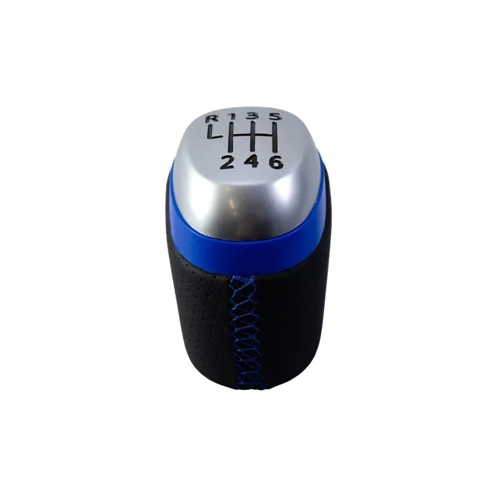 Vbbrswaad Gear Knob Car Gear Shift Knob for Megane IV for MK4 for BFB for Kadjar for Talisman 2015-2022 Lever Stick Handball 328654845R(Blue 6 Speed)
