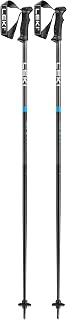 LEKI QNTM Lightweight Aluminum Ski Poles - Durable 18mm Downhill Poles with EVOCON Grip & Adjustable Straps