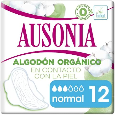 Ausonia Cotton Protection Normal Compresas Con Alas Cover
