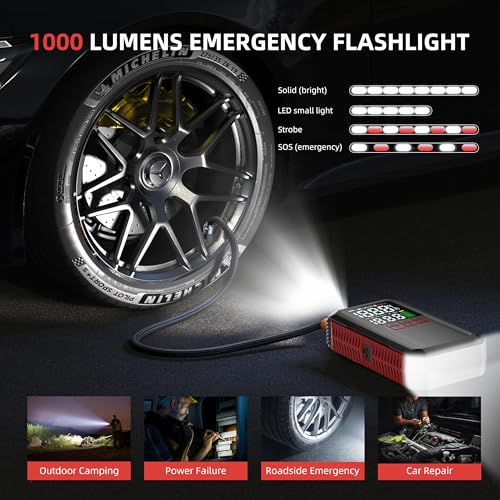 57% Off 5000A Jump Starter with Air Compressor Code - Image 7