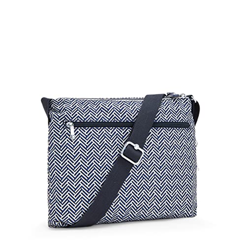 Kipling Womens Womenâ’s Alvar Bag, Super Light, Durable Messenger Bag, Nylon Shoulder Crossbody Bag, Urban Chevron, 13 L X 10.25 H 1.75 D Us #TOP1