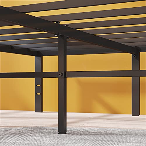 Image of ZINUS Yelena 18 Inch Metal Platform Bed Frame, Steel Slat Support, No Box Spring Needed, Easy Assembly, Queen