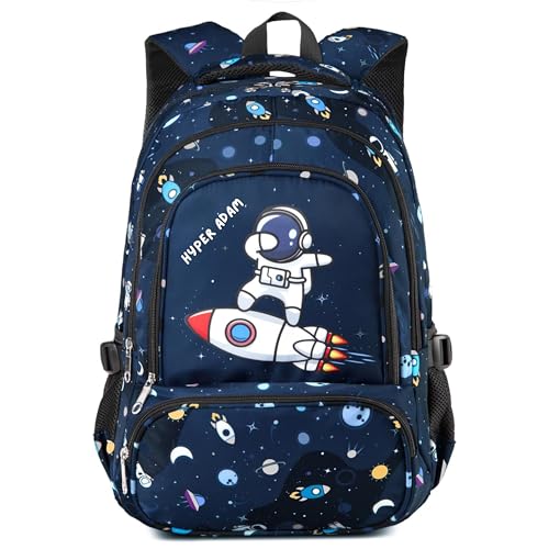 Image of Hyper Adam 35 ltr Space Blue School Bag College Backpack For Travel Office Multipurpose Backpack Picnic Bag for Boys & Girls HA-117