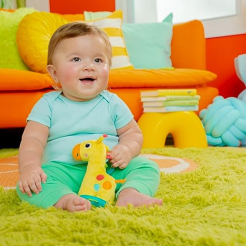 Image of Bright Starts Tug Tunes On-The-Go Toy for Stroller and Carriers - Giraffe - Unisex, Newborn +