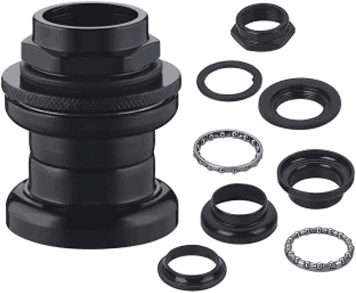 8pcs 1" Threaded Bicycle Headset Combo- Gas Motorized Bicycle (Black)