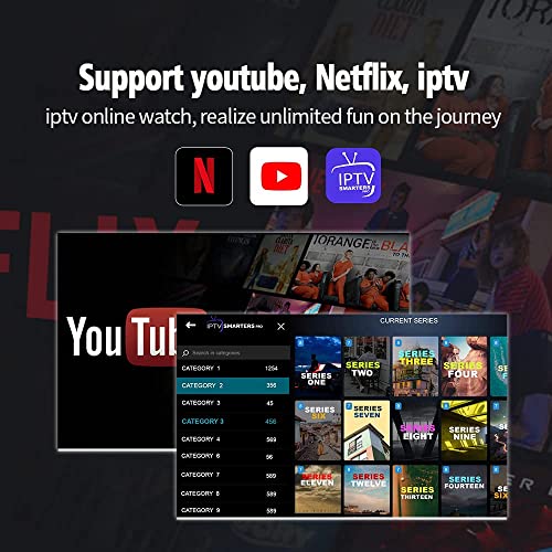 2022 CarlinKit Ai Box-V3 4G Cellular, Android 9, 4+64G, 8Core, Alleen geschikt voor auto's met OEM/Factory Wired CarPlay, Draadloze CarPlay & Android Auto, Ingebouwde Navigatie, Ondersteuning YouTube Netflix, enz - Afbeelding 4