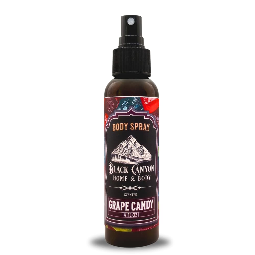 Black Canyon Grape Candy Scented Body Spray, 4 Oz