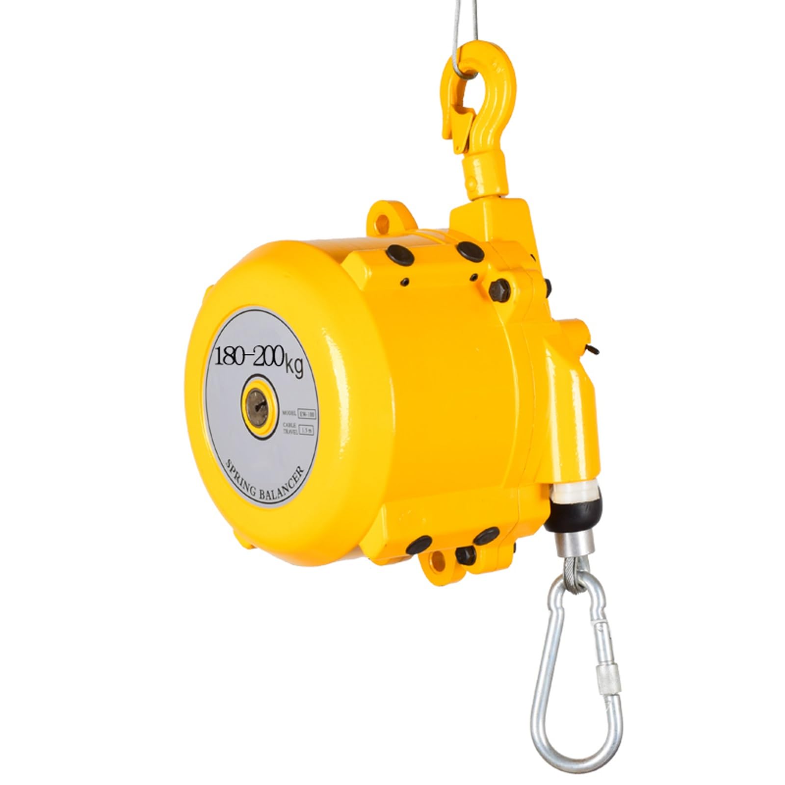 WEKONUMEX Retractable Spring Balancer, Retractable Spring Balancer Multiple Weight Capacities For Hanging Tools In Workshops(180-200kg)