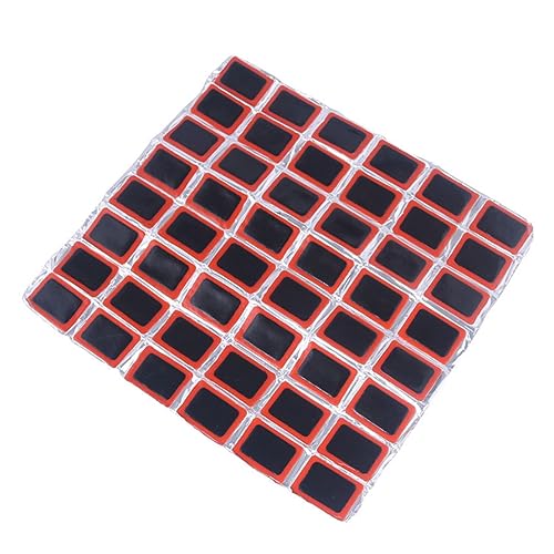 Mikikit 3Sheets Rubber Tire Patch Kit for Bicycle Motorcycle and Scooter Practical Puncture Repair Tool for Inner Tubes and Air Mattresses Lightweight