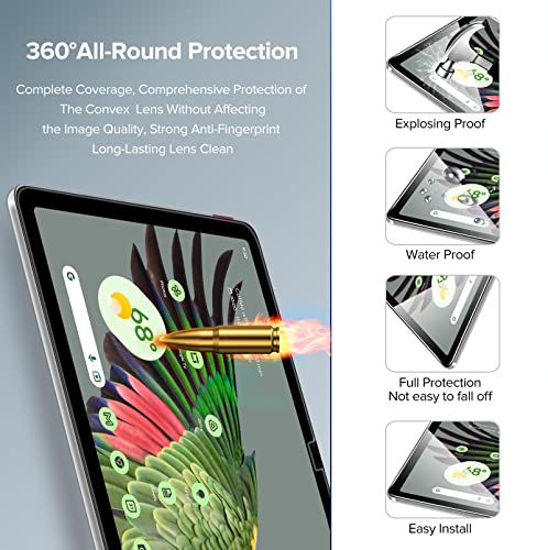 ivoler 2 Stück Schutzglas Schutzfolie für Google Pixel Tablet 11 Zoll, 9H Härte Panzer Schutz Glas, HD Klar Displayschutzfolie, Anti-Kratz Folie, Anti-Bläschen – Bild 7