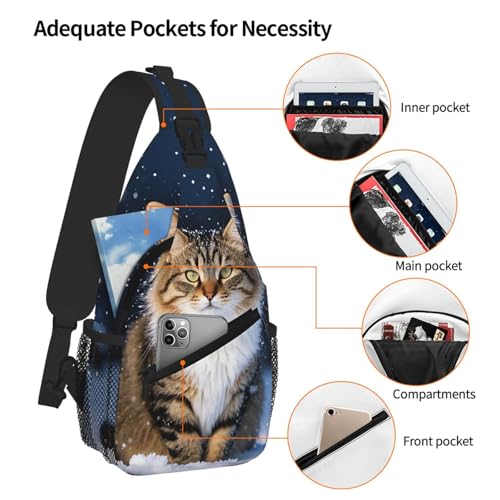 Morrales de senderismo sling bag para viaje y uso casual miniatura 5