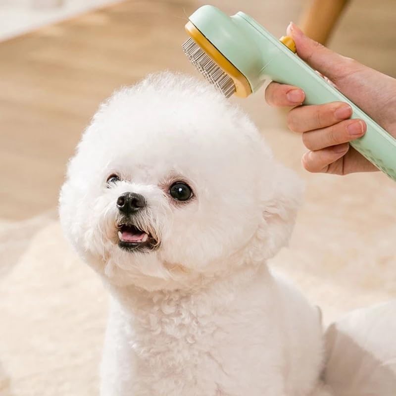 Brosse à Poils de Chien, Outil de toilettage Efficace for Un Pelage Bien entretenu, Brosse for Animaux de Compagnie, Brosse à Poils de Chien Efficace(White)