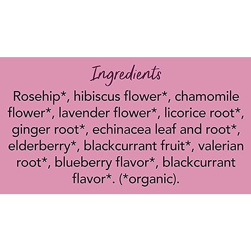 Pukka Herbs Night Time Berry Organic Herbal Tea, Soothing Infusion With Chamomile, Lavender & Elderberry, Tea Gift Set For Bedtime Relaxation, 80 Total Tea Bags (20ct - Pack of 4) - Image 4