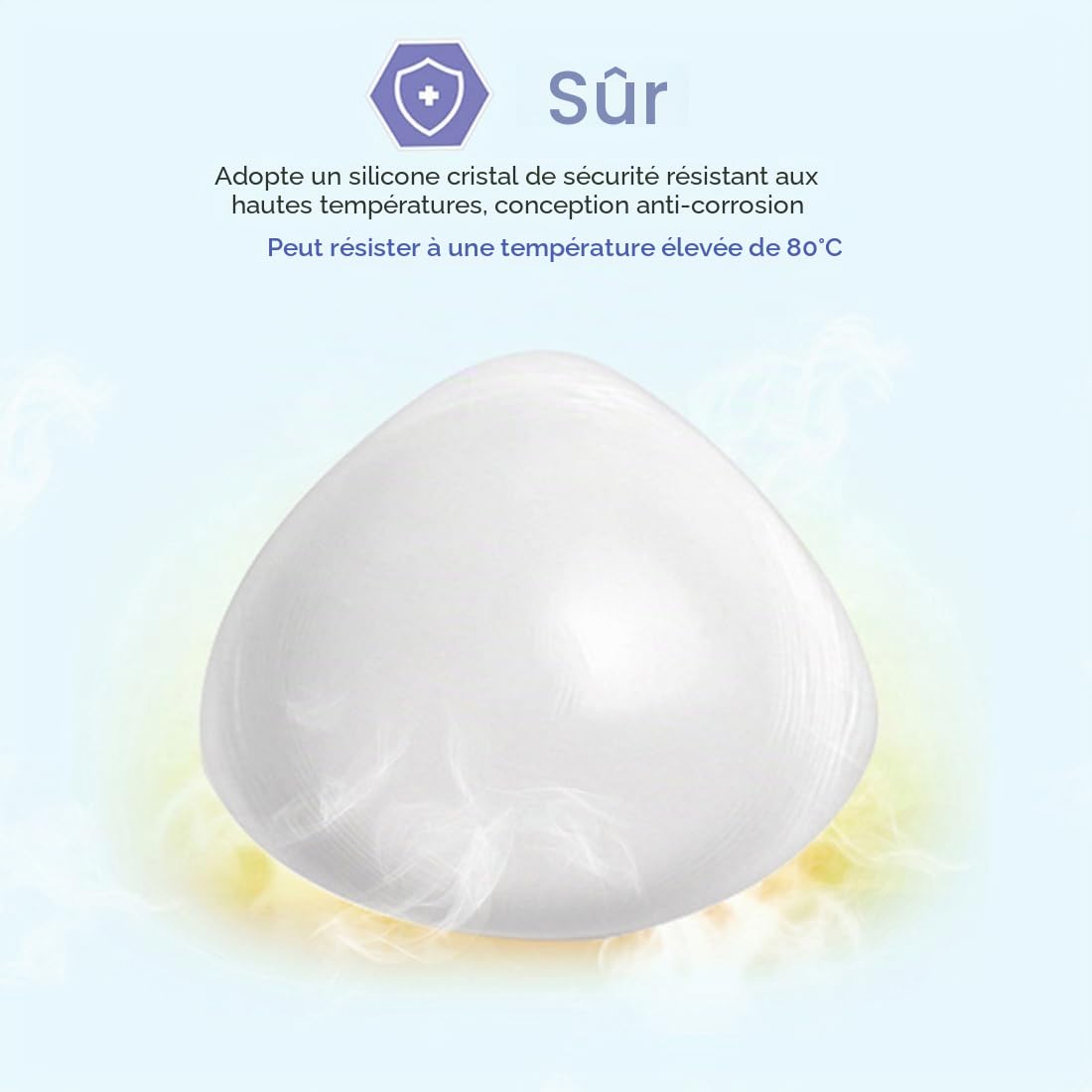 ELMIKA Silicone Forme de Poitrine Triangle Mastectomie Prothèse Concave Bra Pad Enhancer Insert pour Natation Printemps Chaud Une Pièce