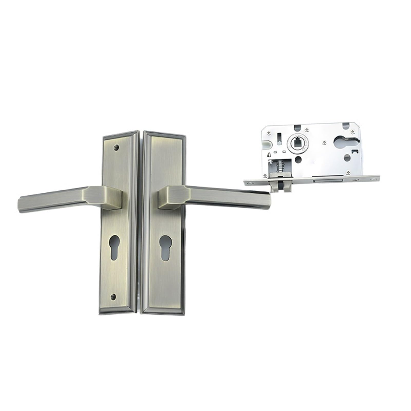 Serrure de porte de chambre mécanique pour supprimer les bruits de loquet