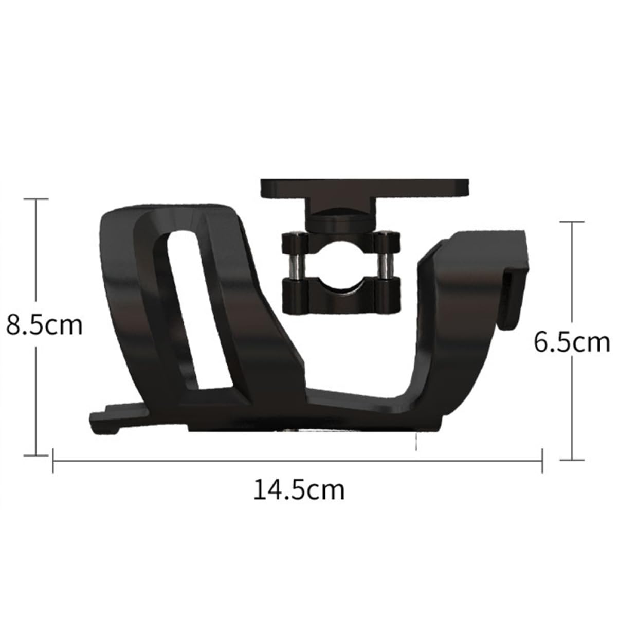 SUPVOX Cup Holder for Motorcycles and Bikes Quick Release Water Bottle Holder Easy Installation Black for and Daily Commutes