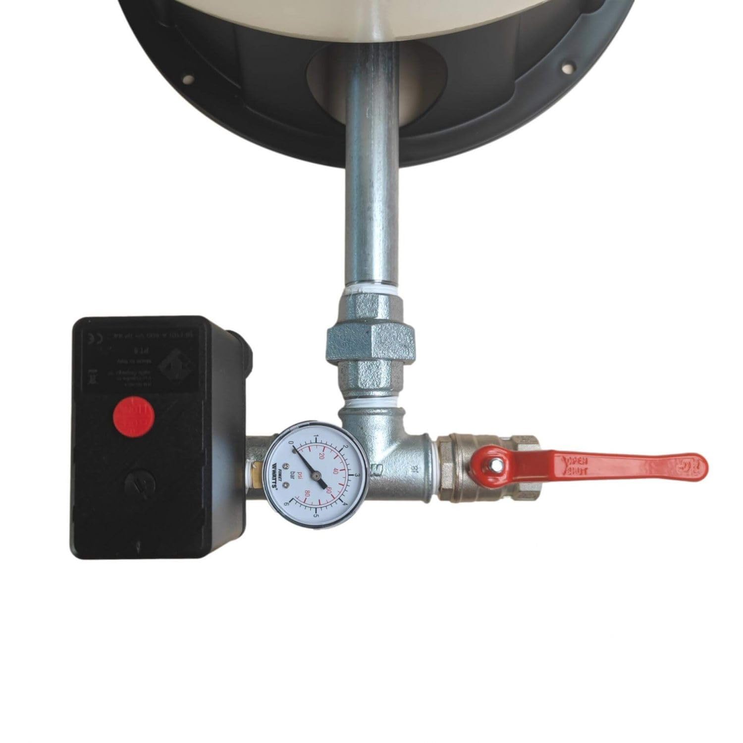 Kit Complet Ballon Surpresseur à Diaphragme Pwb 100l Vertical