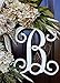 Hydrangea Monogram Initial Front Door Wreath with Choice of Bow and Cream Hydrangeas on Grapevine Base-Handmade in the USA, Front Door Wreath