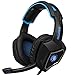 Produktbild Gaming Headset, FisherMo 7.1 Surround Kopfhörer Professionel Stereo Sound USB Wired Built-in Soundkarte mit High Definition Mikrofon für PC Laptop