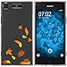Produktbild PhoneNatic Case kompatibel mit Sony Xperia XZ1 Silikon-Hülle Herbst Blätter/Leaves M1