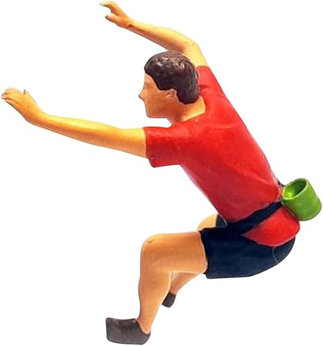 MYCENSE Figura de modelo de resina 187, modelo trenes de personas, figuras coleccionables en miniatura para casa de muñecas, paisaje, diorama,