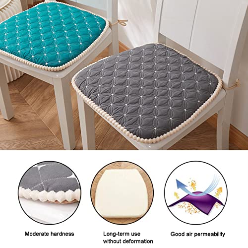 Ztgl Chair Cushions For Dining Chairs With Ties, Upgrade Memory Foam Seat Cushions, 45X43Cm U-Shaped Kitchen Chair Pads, Non-Slip Seat Pads With Detachable Cover,Beige,Pack Of 4 #TOP1