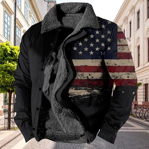 Aimery Men's Western Aztec Fleece Jackets Fashion Casual Retro Ethnic Sherpa Jacket Fall Winter Warm western jackets for men2