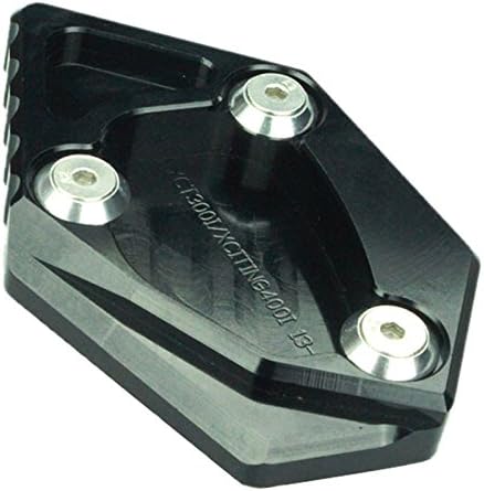 FXCNC Racing Aluminum CNC Motorcycle Side Stand Plate Kickstand Extension Pad Compatible with Kymco K-XCT300i XCITING 300i 400i CT250 CT300 Downtown 200i 300i 350i 300 350 Xciting 250 300 400 S400