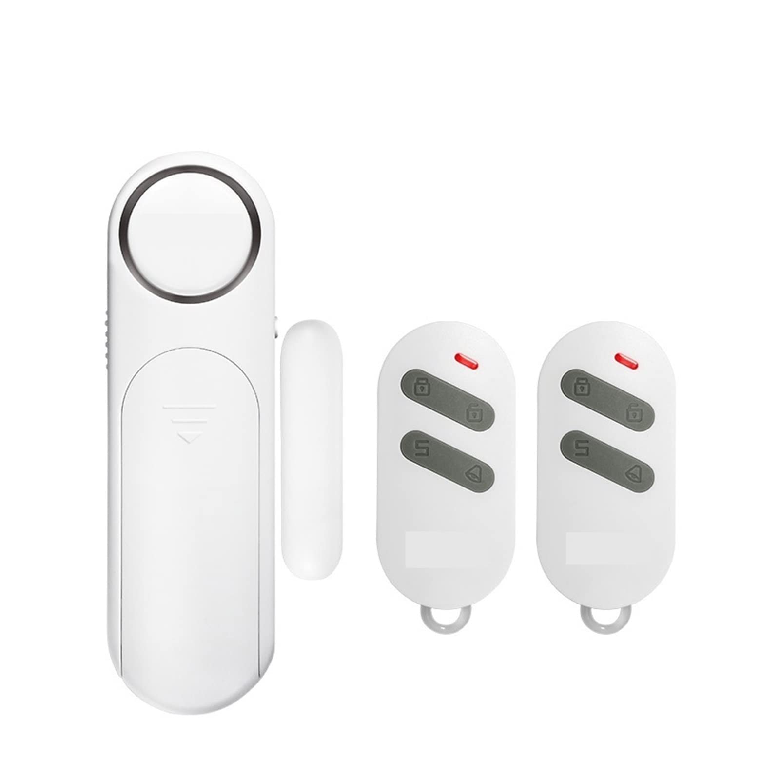 Sistema de Alarma, Alarma inalámbrica con Sensor de Puerta/Ventanas, 300 pies, 120dB, Control Remoto Inteligente antirrobo for niños, gabinete, Seguridad, en el hogar
