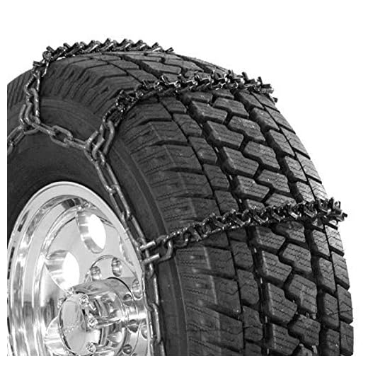 Security Chain Company QG3810 Quik Grip Wide Base V-Bar Type RD Light Truck Tire Traction Chain - Set of 2