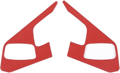 Miniatura 8 de Funda para volante de automóvil para Chevrolet Corvette C8 Z06 2020 2021 2022 2023 2024, calcomanías de fibra de carbono, accesorios de decoración