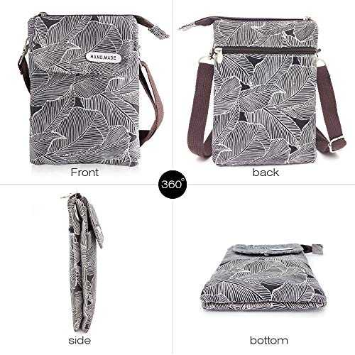 Image of Nylon Crescent Crossbody Bag for Women Men Fanny Pack Crossbody Bag Dumpling Lightweight Travel Sling Bag