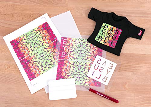 Siser Easysubli Htv - Printable Sublimation Heat Transfer Vinyl - 10 Sheets Of Easysubli (8.4"X11") And 10 Sheets Of Easysubli Mask (8"X10") #TOP3