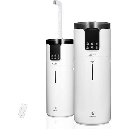 Lacidoll Humidifiers for Large Room Whole-house 1000 sq.ft. , 4.2Gal/16L Top Fill Cool Mist Ultrasonic Humidifiers Quiet 1000mL/h Output with 360° Mist Tube for Home Office Workshop Greenhouse, School,White 1 unit