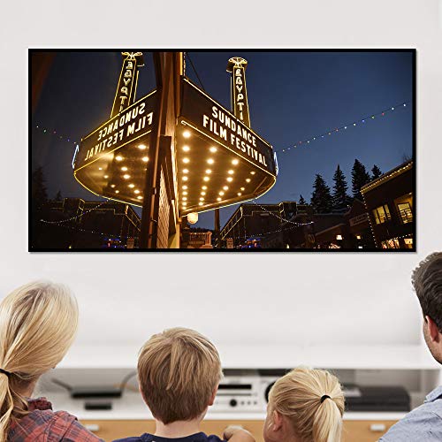 Tela de projetor, filme Andoer, tela reflexiva, filmes de projeção dobrável para Home Theater Outdoo
