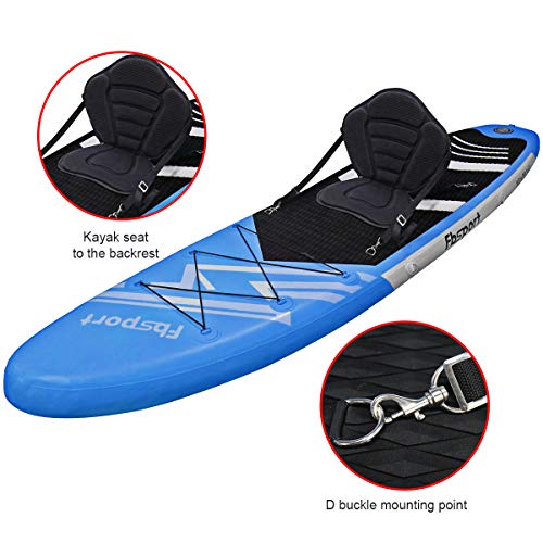FBSPORT Aufblasbares SUP Board, Stand Up Paddle Board, Aufblasbare Boards für Stand-Up Paddling 15 CM Dick, Premium SUP… - Image 5