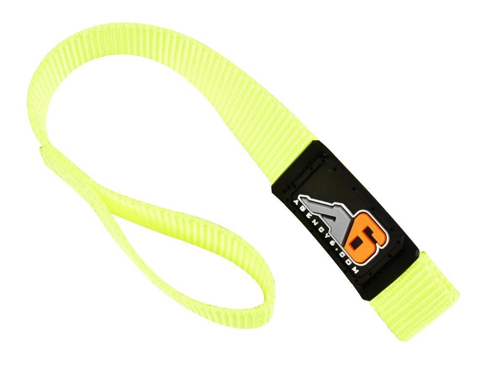 Agency 6™ Winch Hook Pull Strap - Safety Yellow - 1 INCH Wide - Heavy Duty - Made in The U.S.A.