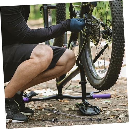 Cierres rápidos de titanio anticaídas para fijación segura de ruedas de bicicleta 4