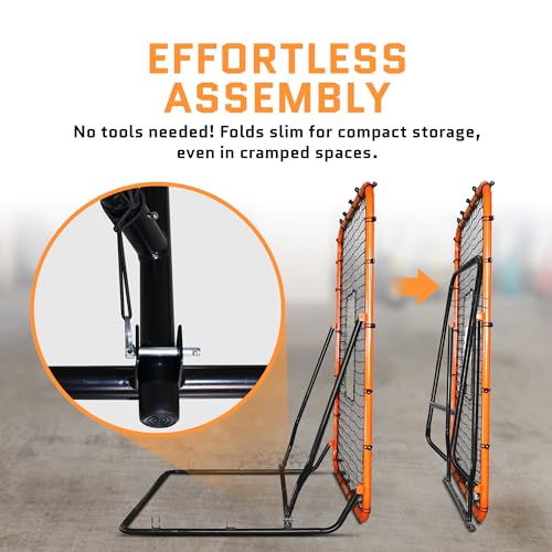 image for ACELETIQS Volleyball Rebounder Net, Soccer Rebounder, Lacrosse Rebound