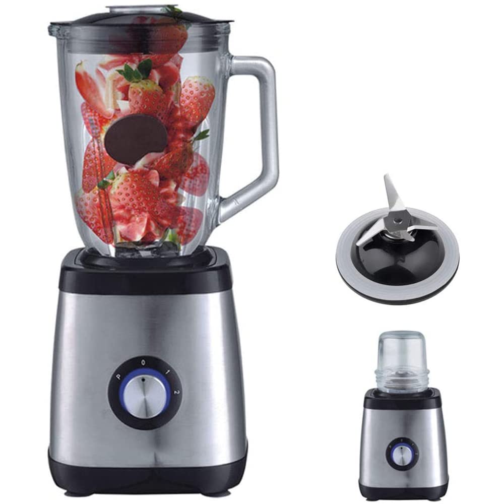 Multifunctional Blender Professional Commercial Home Blender Variable Speed Control 1 8L Container for Smoothies Soups Frozen Desserts Sauce