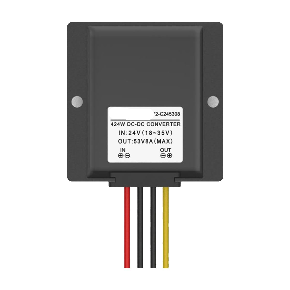 Convertisseur de puissance 24V à 53V 8A et régulateur tension module élévateur