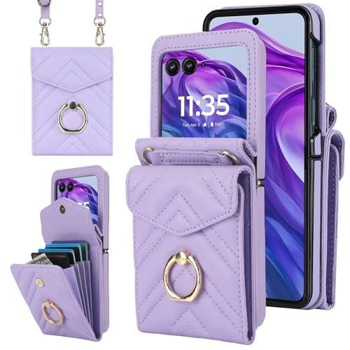 Housse Motorola Razr 2024 antichoc et anti-perte grâce à la bandoulière amovible