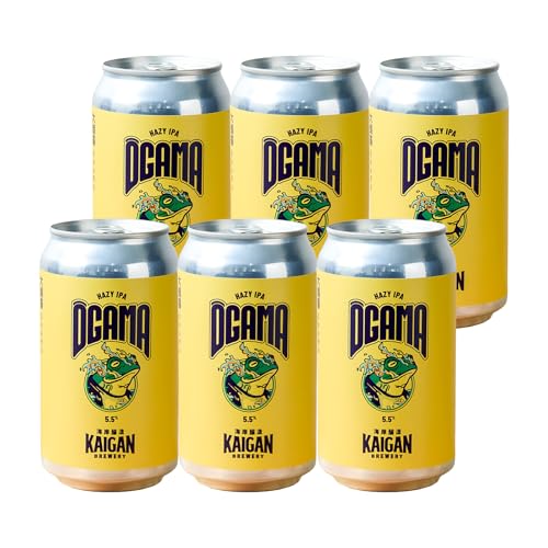 COASTER株式会社 [種類が選べる]海岸醸造 クラフトビール 350ml×6缶パック (350ml×6缶パック, OGAMA(大蝦蟇))