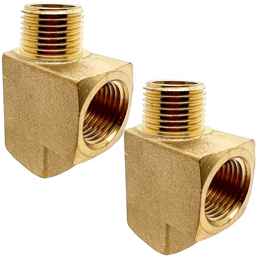 2PCS 1/2" NPT Female x Male x Female Barstock Tee 3 Way by CX WONDERLAND