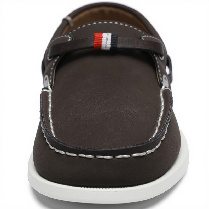 HOMEHOT Boys Slip on Loafers Causal Boys Dress Shoes (Little Kid/Big Kid)3