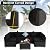 KIGOTY Patio Furniture Set,7 Pieces Modular Outdoor Sectional Sofa, PE Rattan Patio Conversation Set, All Weather Wicker Patio Furniture with Cushions and Coffee Table (Black/Black-X)