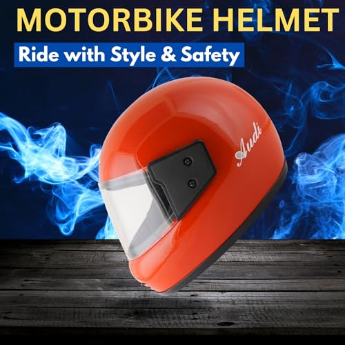 Image of Sage Square Audi Full Face Clear Visor Helmet | ISI Certified | High Standard Safety | Extra Comfort & Stylish