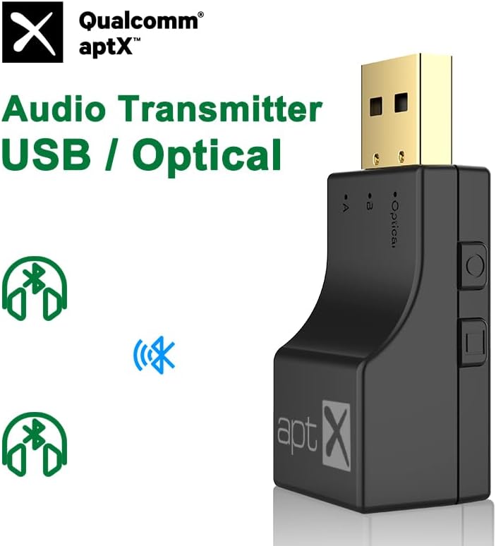 eppfun Bluetooth Transmitter with Qualcomm aptX branding